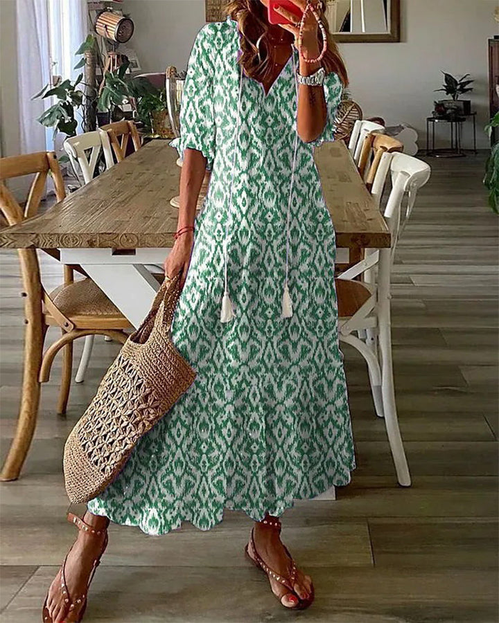 Michaela | Boho Tummy-Covering Dress