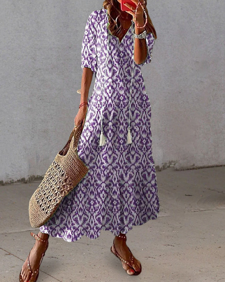 Michaela | Boho Tummy-Covering Dress
