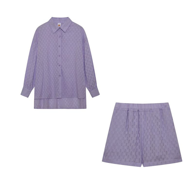 Elizabeth | Lightweight Shirt & Shorts Set