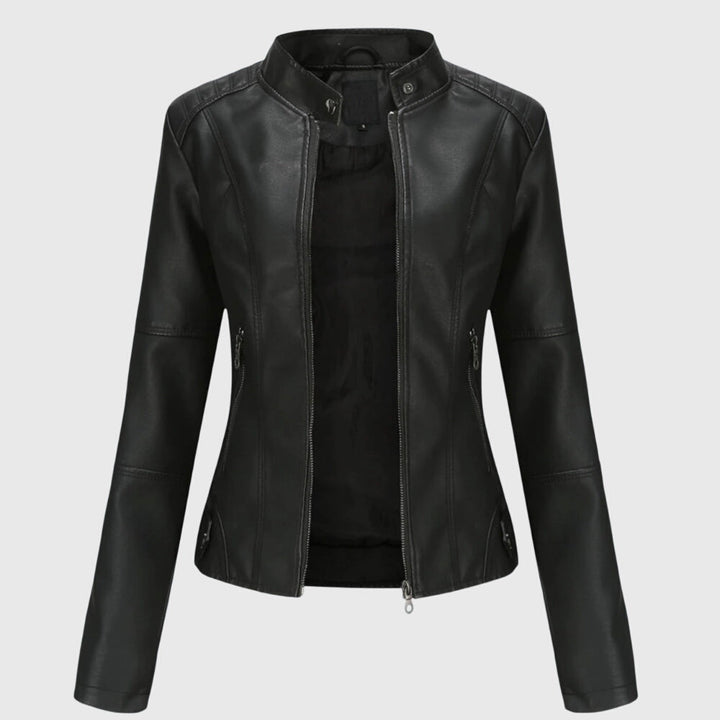 Giorgina™ | Elegant Women's Leather Jacket
