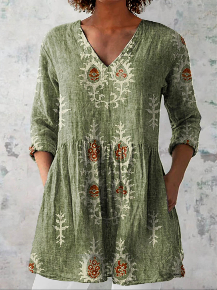Blair | Long Blouse with a Bold Print
