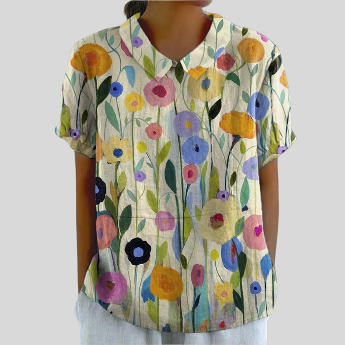Elegant & Comfortable Floral Top