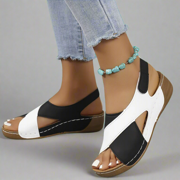 Kendra | Colourblock Orthopaedic Sandals