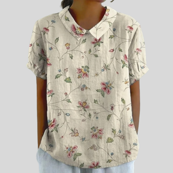 Elegant & Comfortable Floral Top