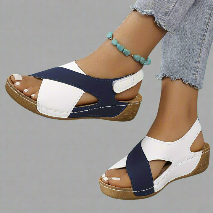 Kendra | Colourblock Orthopaedic Sandals