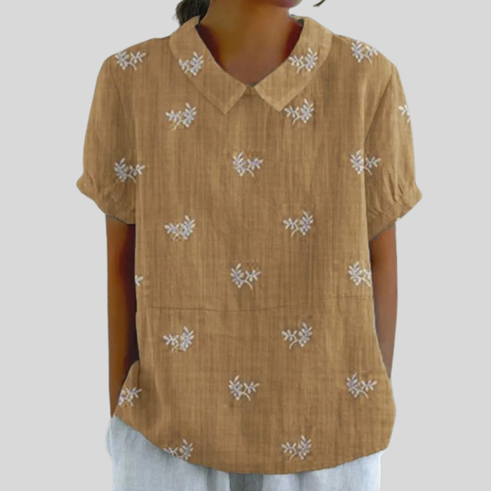 Elegant & Comfortable Floral Top
