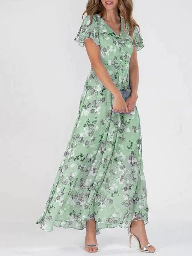 Zuri | Elegant Flowing Slimming Dress