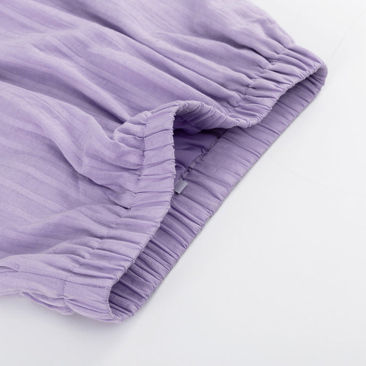 Viola | Buttoned Shirt & Airy Shorts Set