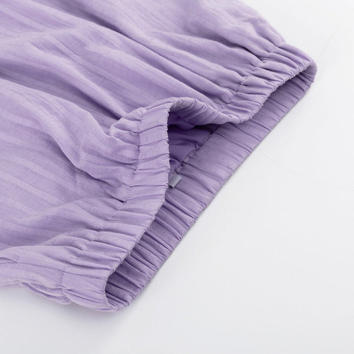 Viola | Buttoned Shirt & Airy Shorts Set