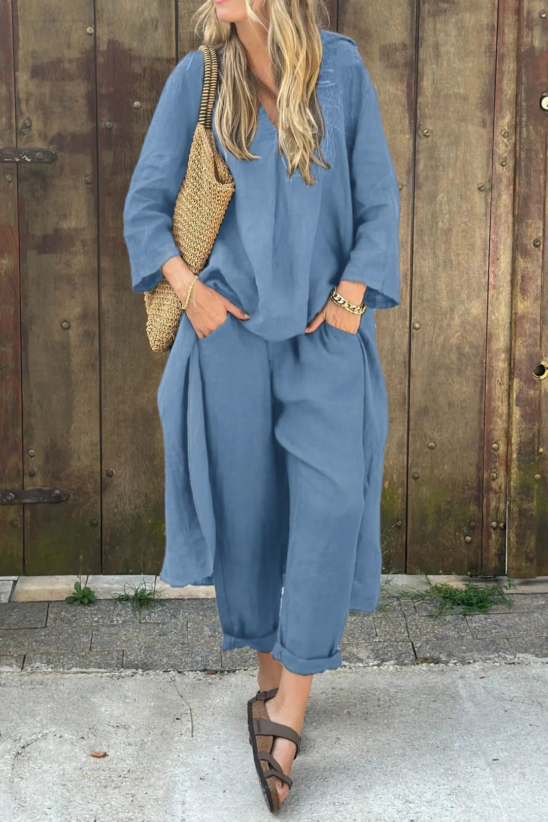 Vaelora | Draped Elegant Set