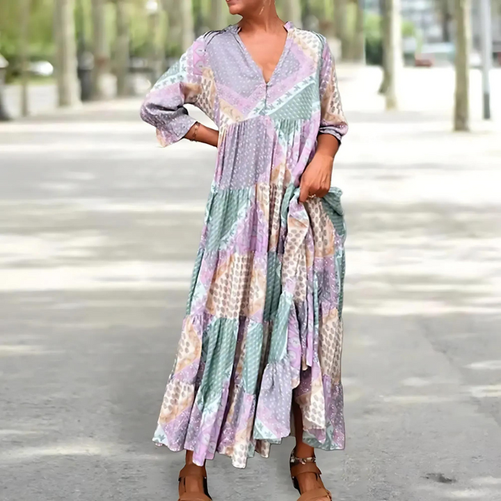 Florentina | Elegant Printed Dress
