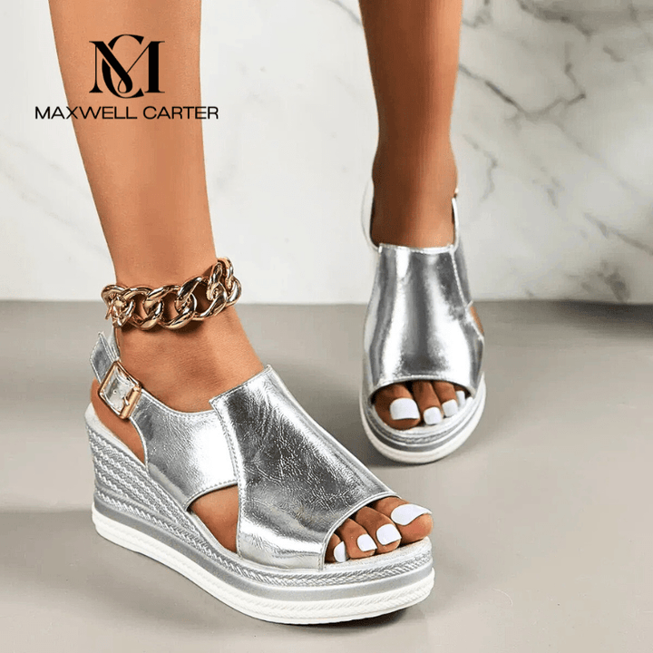 Baylie | Stylish Metallic Sandals