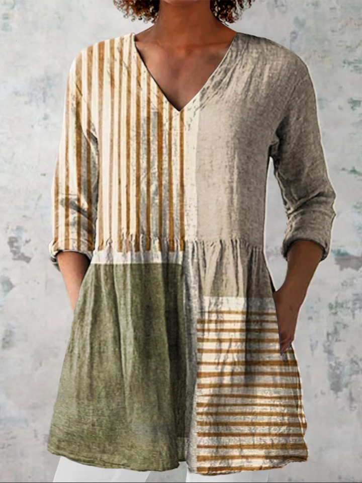 Maeve | Long Blouse with a Bold Print
