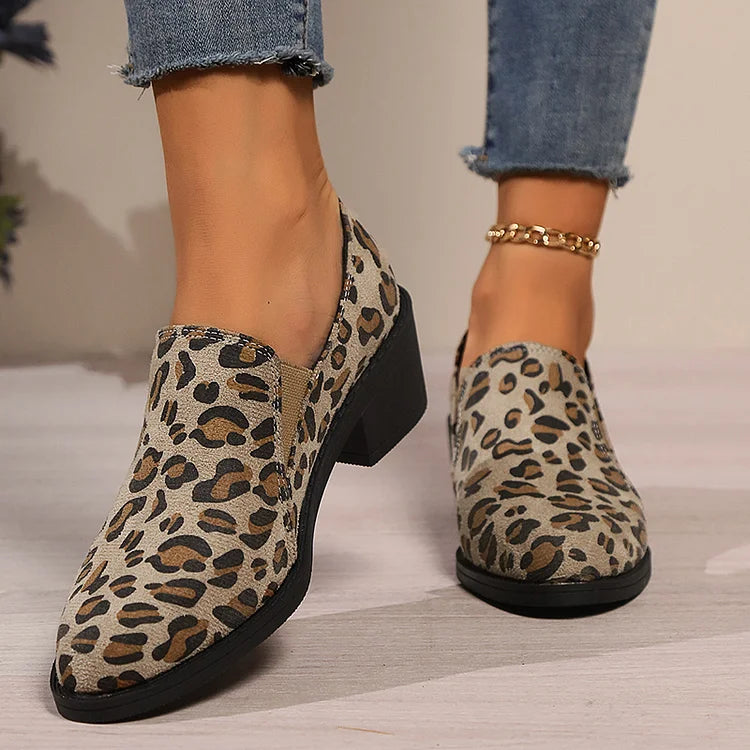 Angelique™ | Leopard Loafer