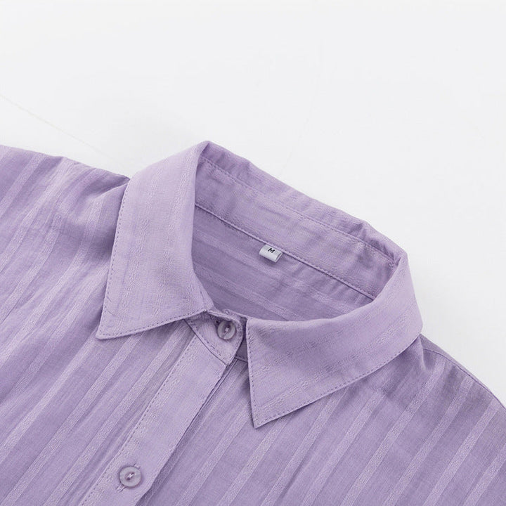 Viola | Buttoned Shirt & Airy Shorts Set