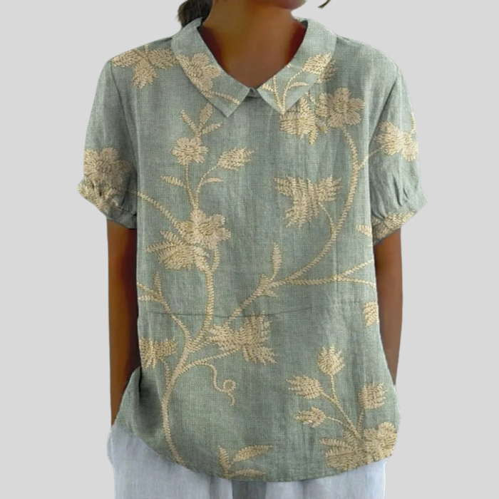Elegant & Comfortable Floral Top