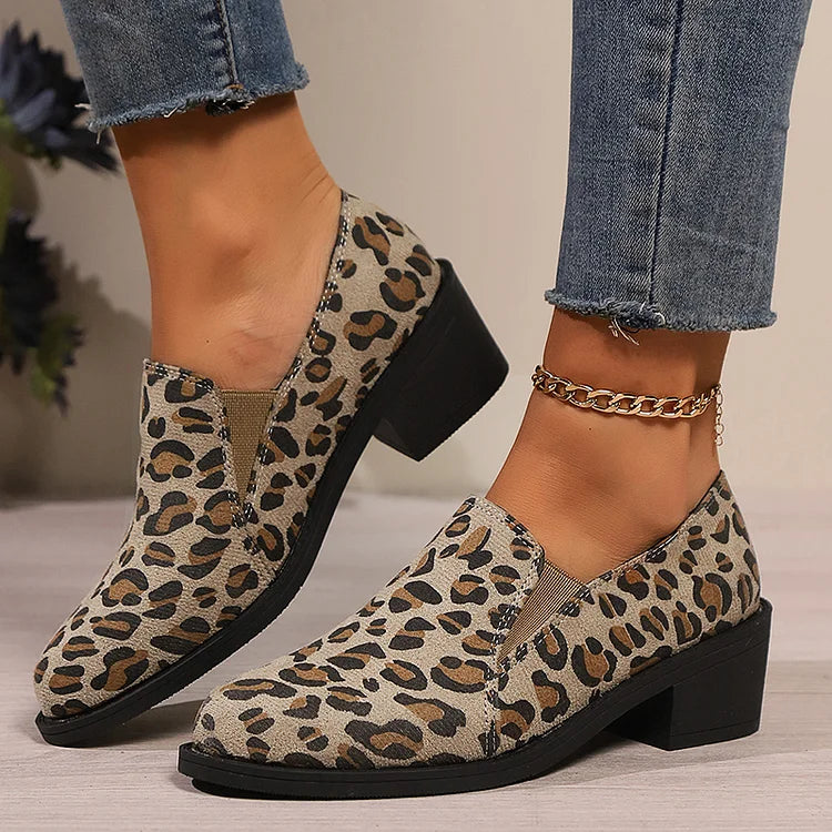 Angelique™ | Leopard Loafer