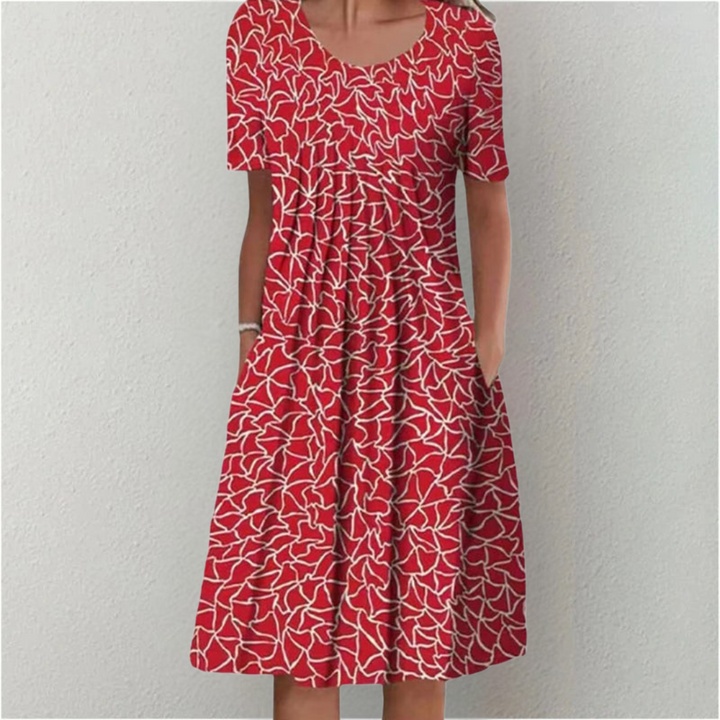 Hailey | Relaxed Elegant Floral Dress with Pockets
