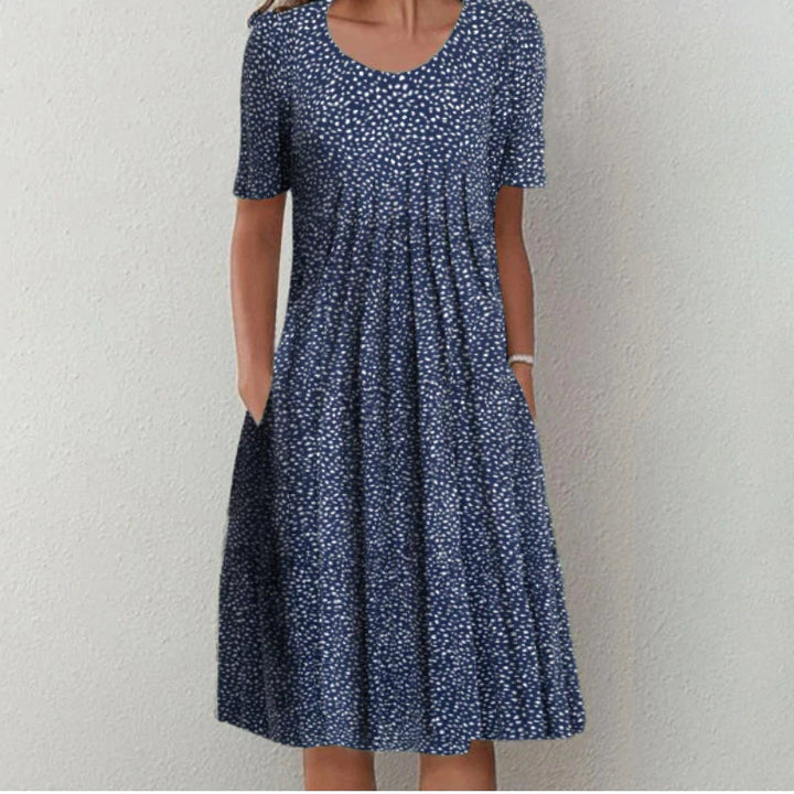 Hailey | Relaxed Elegant Floral Dress with Pockets