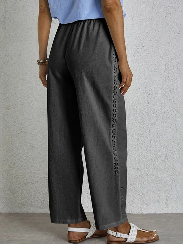 Shania | Relaxed Buttoned Trousers