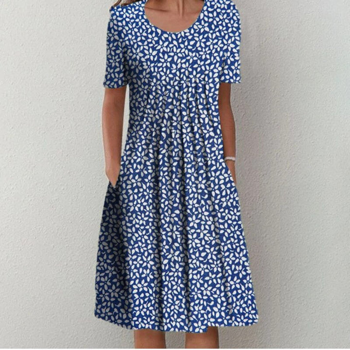 Hailey | Relaxed Elegant Floral Dress with Pockets