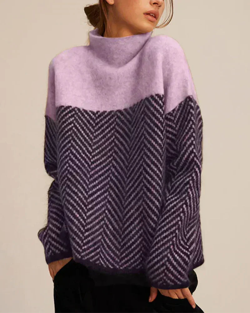 Norah | High-Neck Cotton Jumper