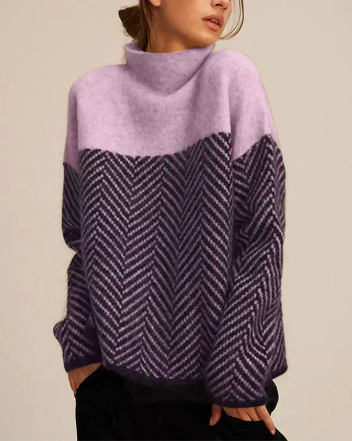 Norah | High-Neck Cotton Jumper