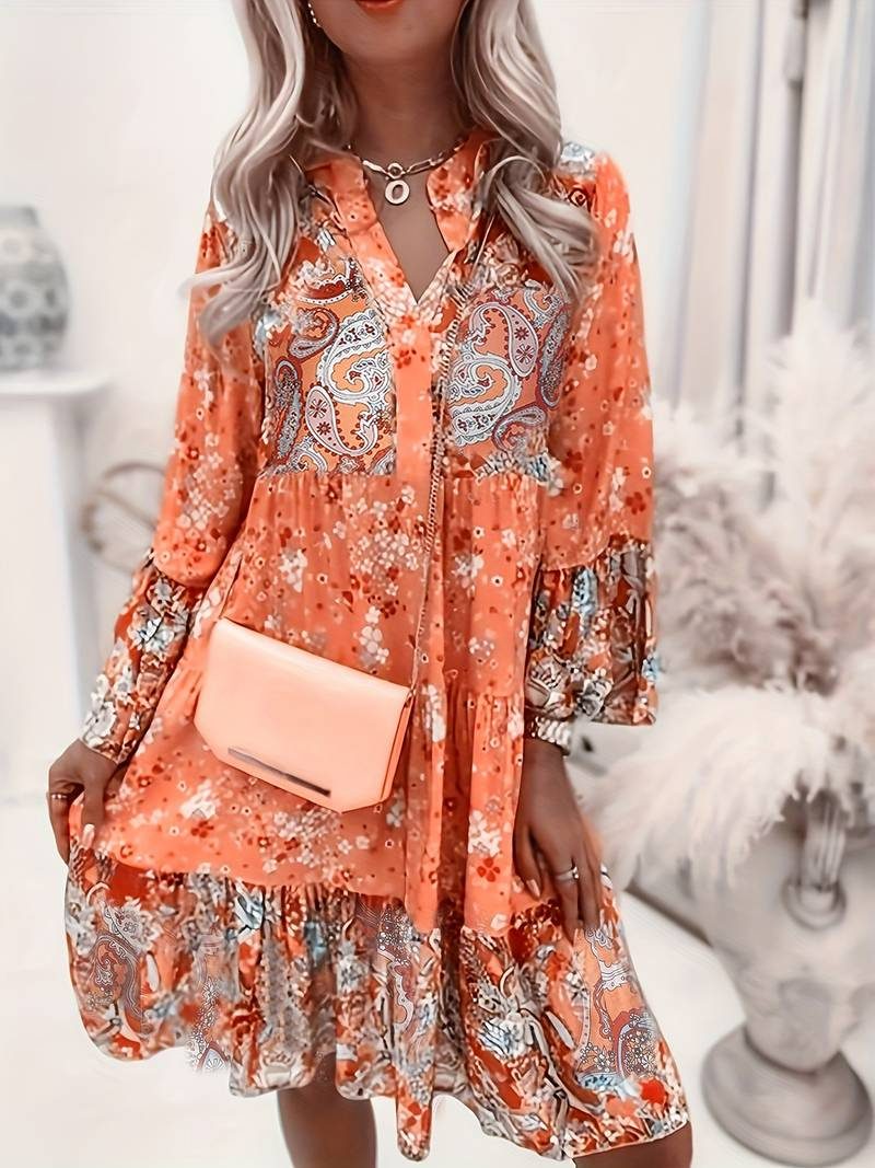 Eira | Printed Boho Dress