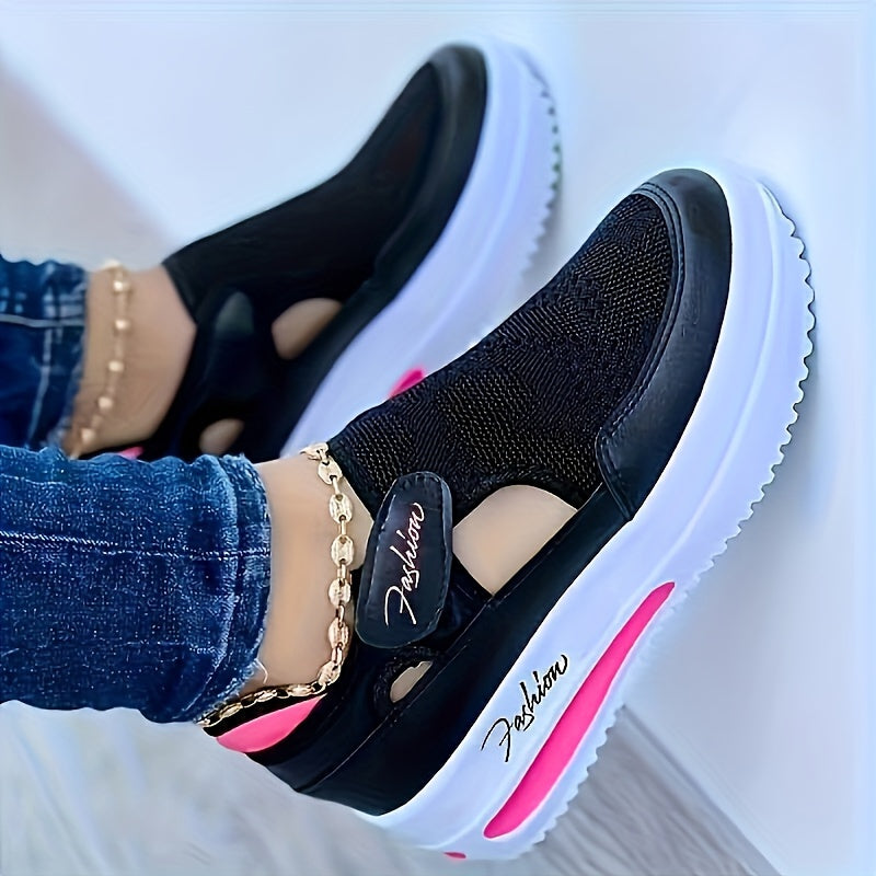 Breathable Slip-On Trainers with Stable Comfort