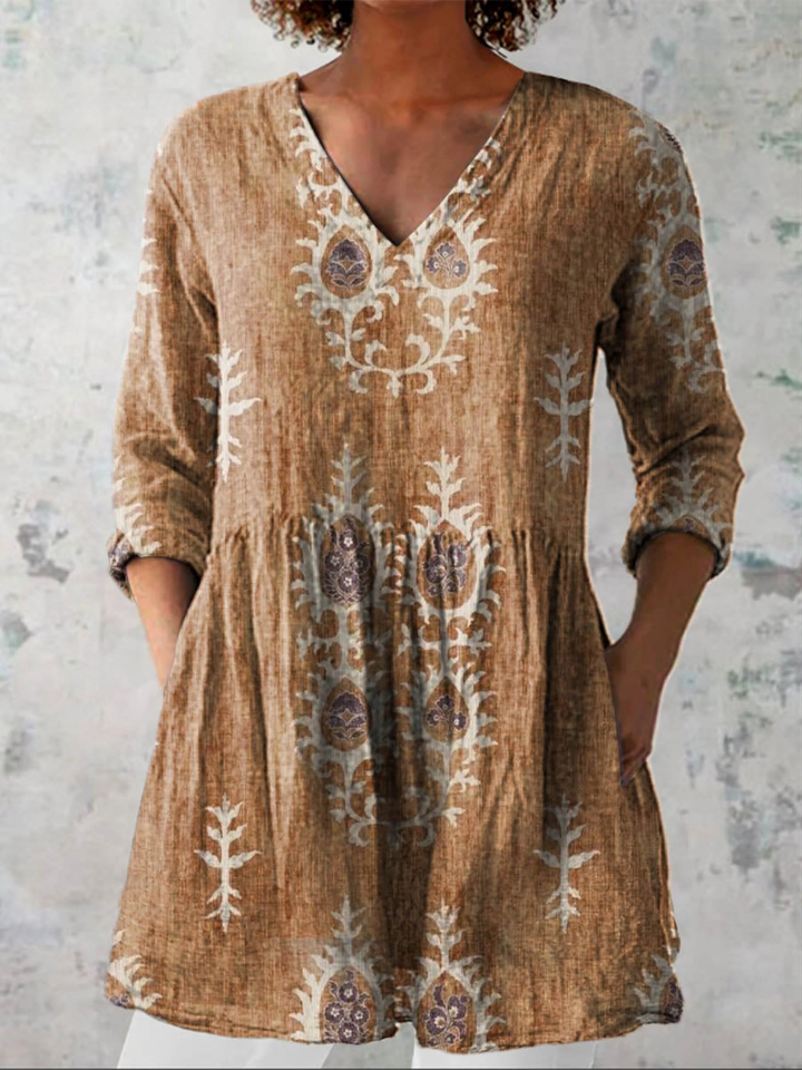 Blair | Long Blouse with a Bold Print
