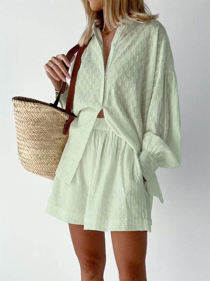 Elizabeth | Lightweight Shirt & Shorts Set