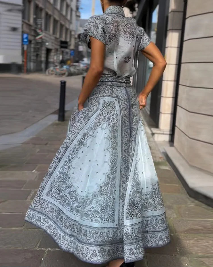 Adele | Two-Piece Bohemian Printed Set