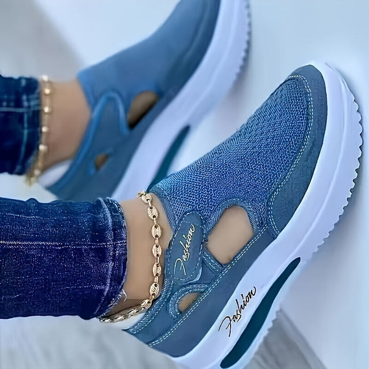 Breathable Slip-On Trainers with Stable Comfort