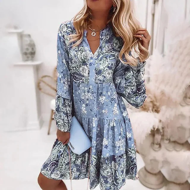 Eira | Printed Boho Dress
