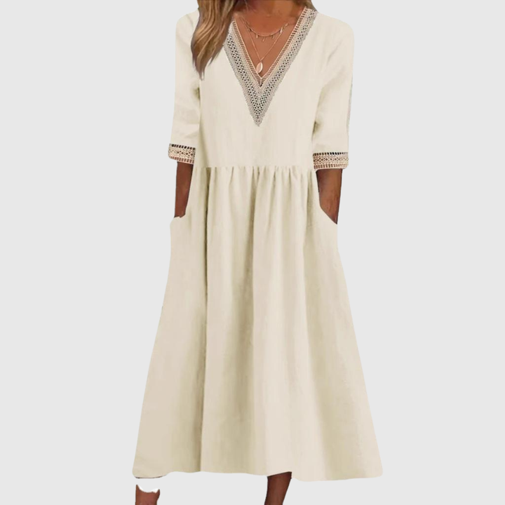 Livia | Lace Mid-Length Dress