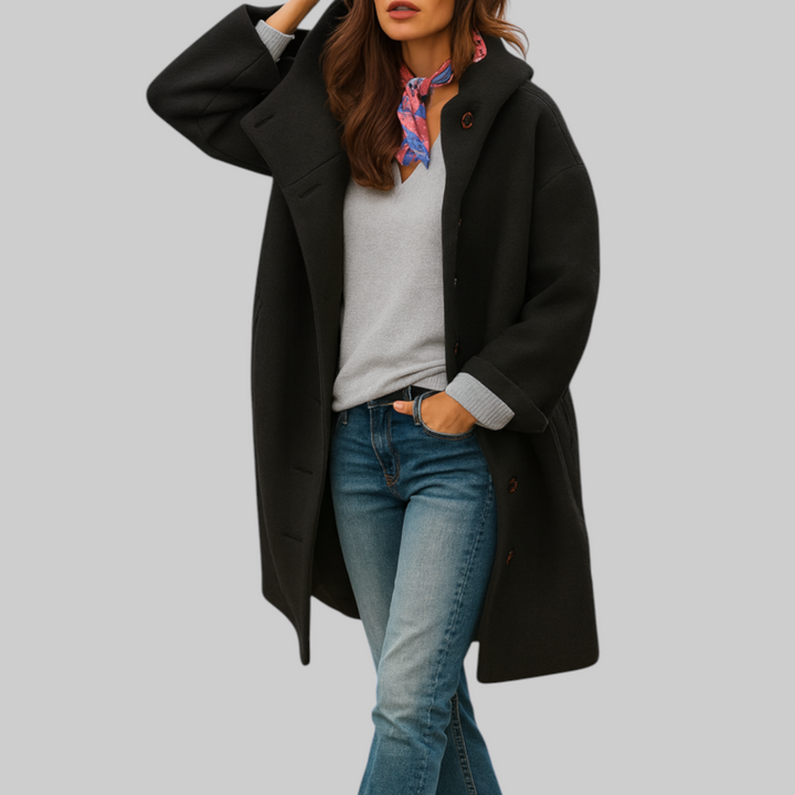 Freja | Comfortable Mid-Length Everyday Coat