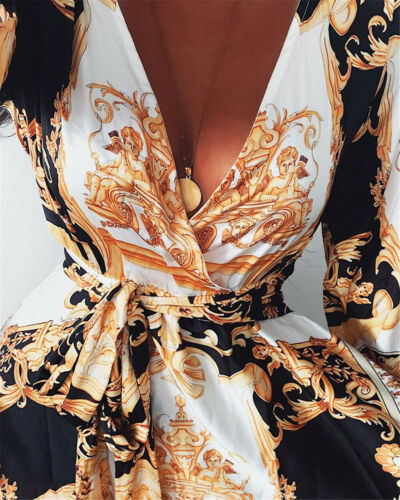 Faye | Printed Boho Dress