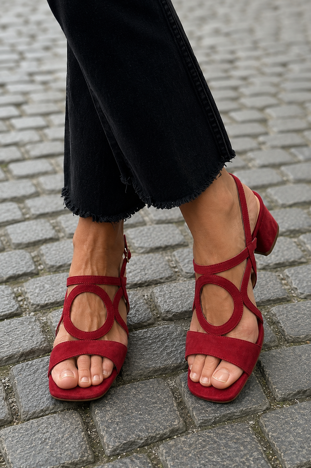 Valentina | Vibrant Heeled Sandals in Yellow