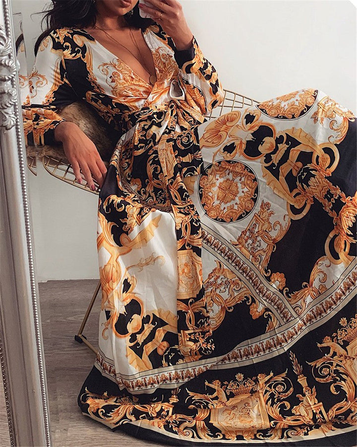 Faye | Printed Boho Dress
