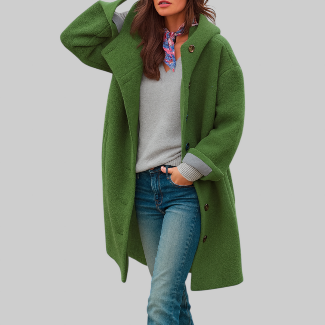 Freja | Comfortable Mid-Length Everyday Coat