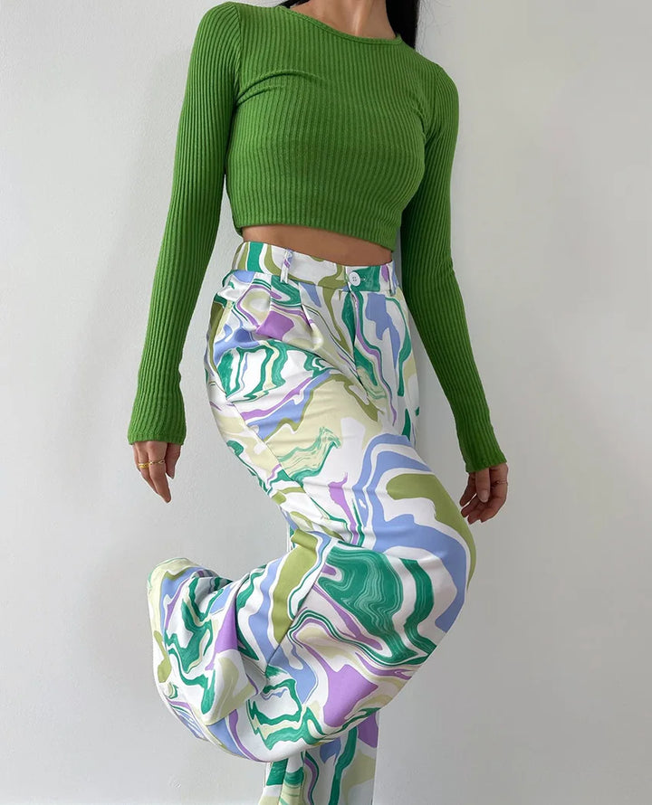 Zyra | Bold Swirl Print Set