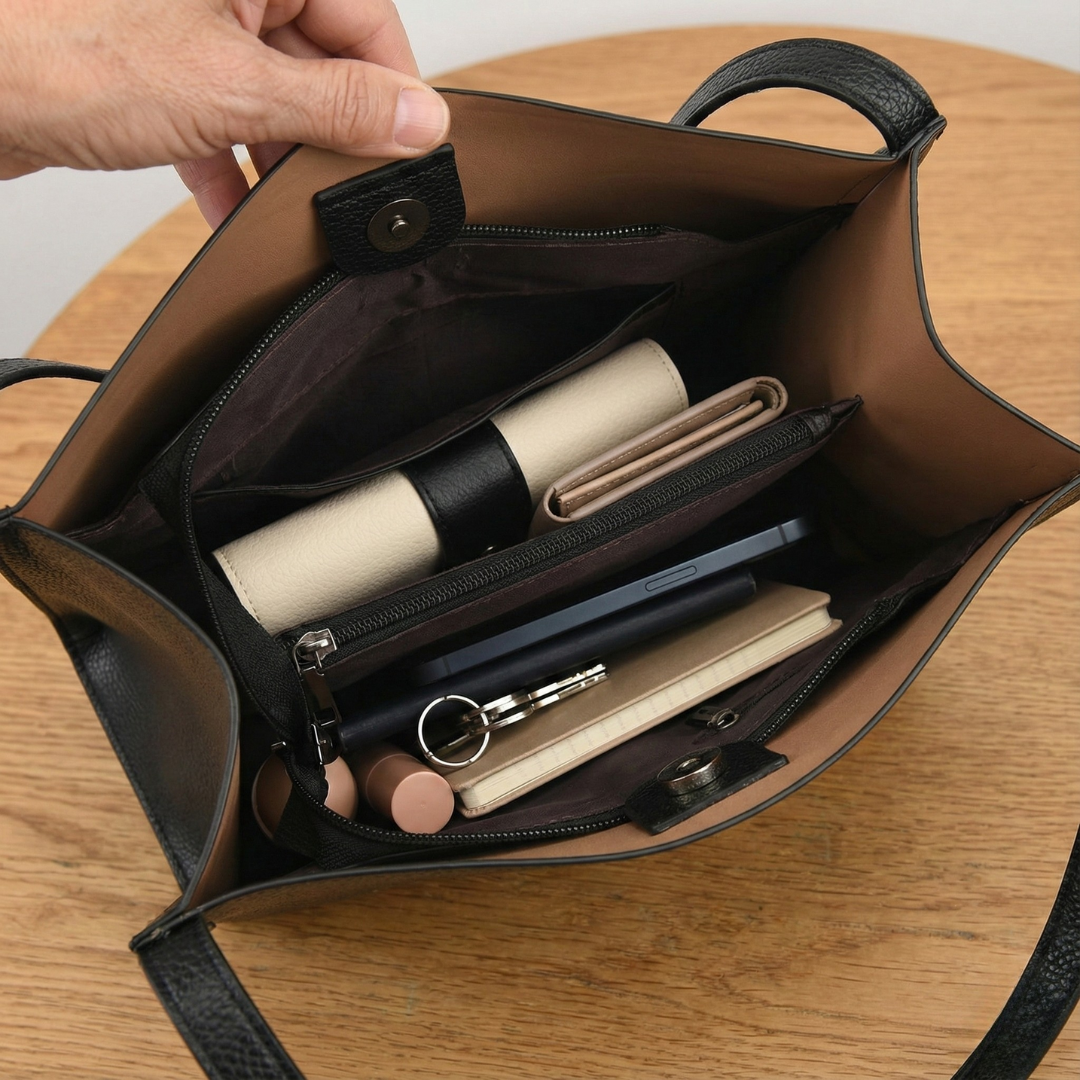 Elena™ | Elegant Leather Crossbody Bag