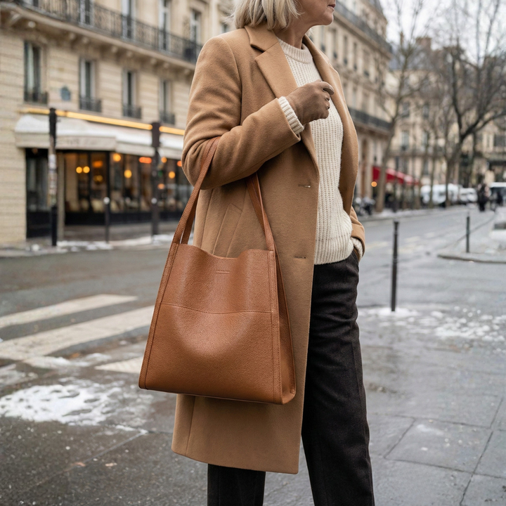 Elena™ | Elegant Leather Crossbody Bag