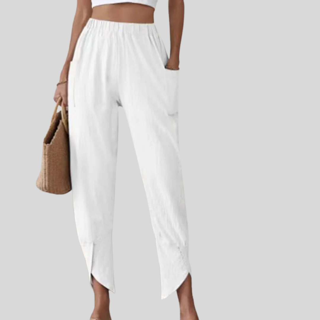 Essari | Split-Hem Trousers