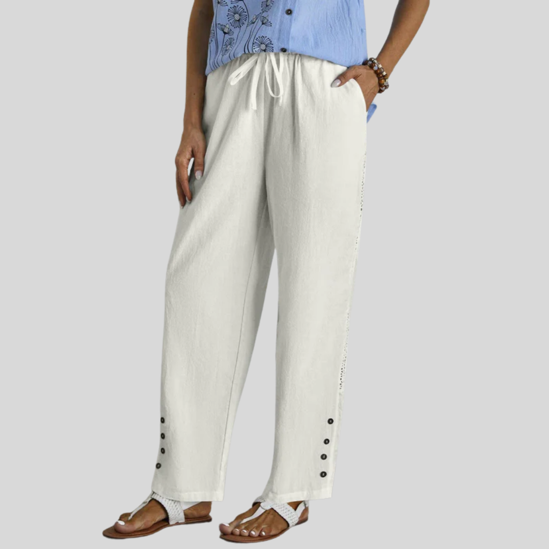 Shania | Relaxed Buttoned Trousers
