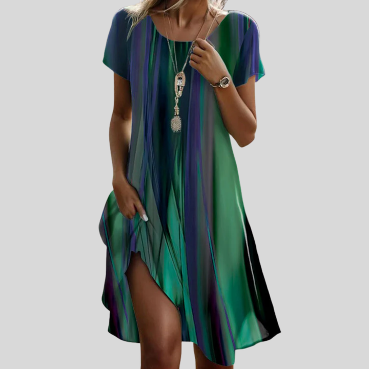 Genna | Relaxed Gradient Boho Dress