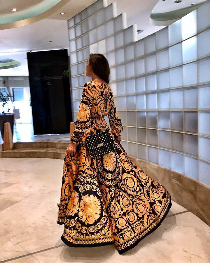 Faye | Printed Boho Dress