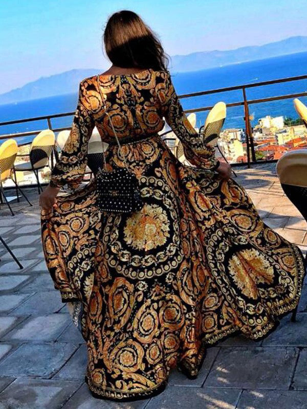 Faye | Printed Boho Dress