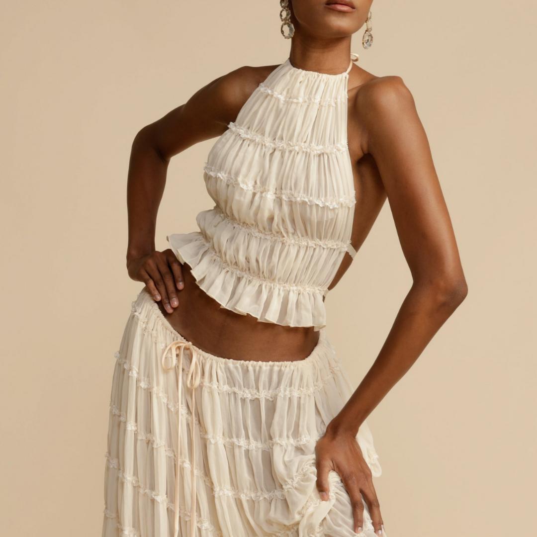 Wendy | Strappy Top & Skirt Set