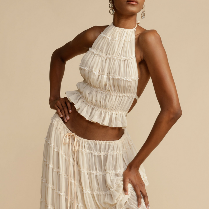 Wendy | Strappy Top & Skirt Set